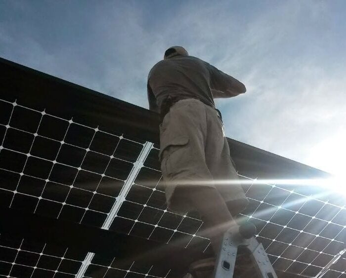 solar panel installation