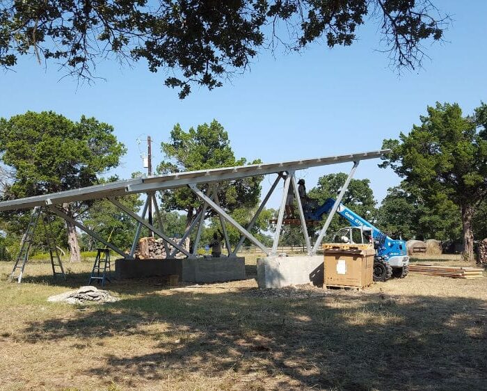 solar panel installation