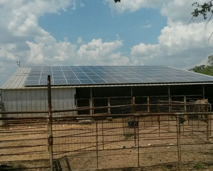 barn mount solar