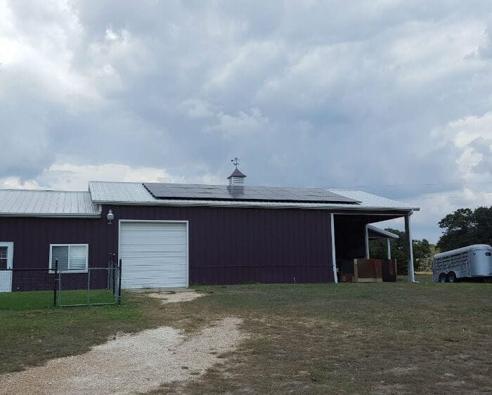 barn mount solar