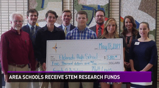 students receiving STEM money